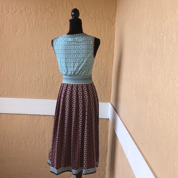 Max Studio Sleeveless Fit & Flare Dress - Picture 3 of 4